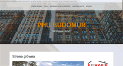 Desktop Screenshot of budomur.pl