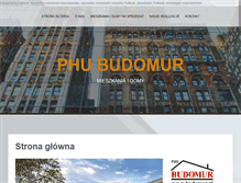 Tablet Screenshot of budomur.pl